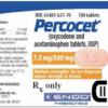 Buy Percocet 7.5/325mg Online - Medic Pharma